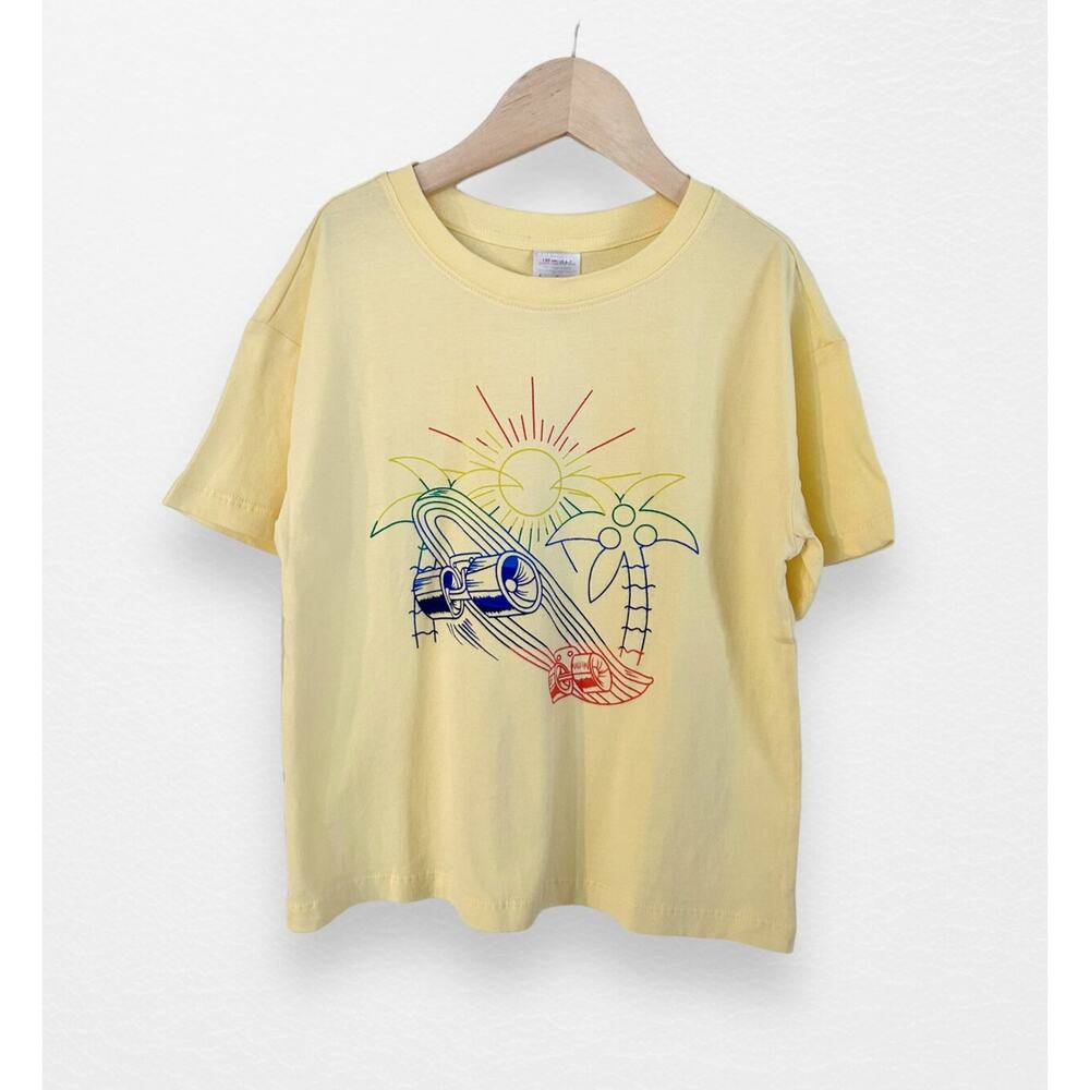 NEW Hanna Andersson Skateboard Boxy Tee, Size 6/7